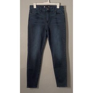 Kut From The Kloth Ladies Donna High Rise Ankle Skinny Jean,‎ Size 10, Dark Wash